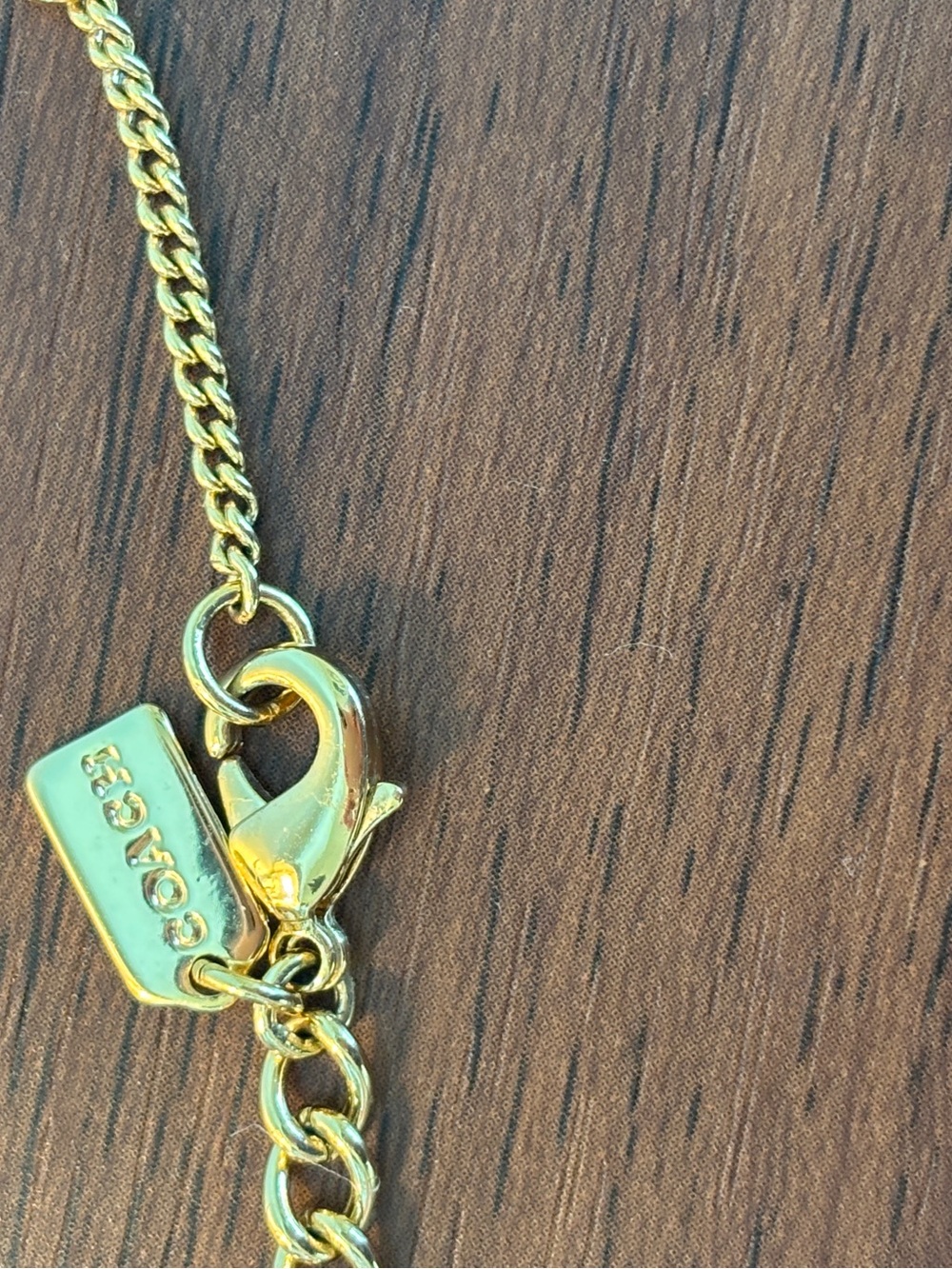 Coach Gold Charm Necklace - Picture 5 of 7